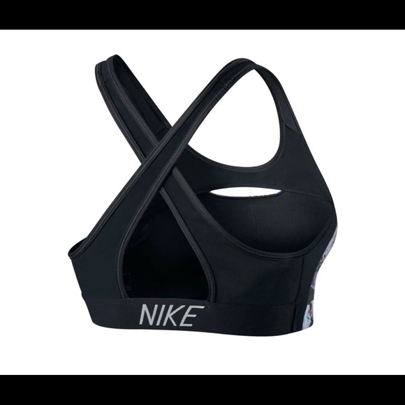 Nike Pro Classic Swoosh Modern Print sports bra size XS - Picture 2 of 8